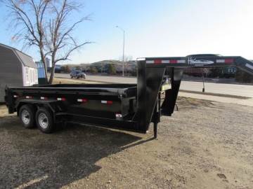 2021 H & W TRAILER 16` GOOSENECK DUMP