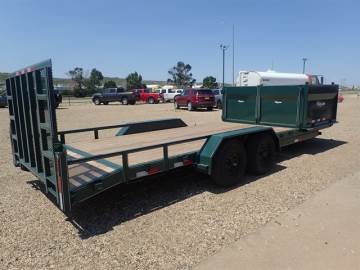 2022 H & W TRAILER 22 FT COMBO DUMP/UTILITY