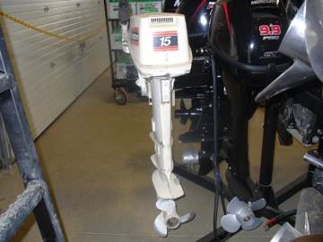 1989 JOHNSON 15 TILLER