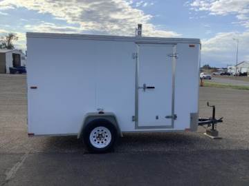 2005 DRESSEN CUSTOM TRAILERS 6X12 ENCLOSED V-NOSE RAMP DOOR SIDE DOOR!!!!
