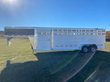 2021 FEATHERLITE 8127 STOCK TRAILER 7FTX24FT