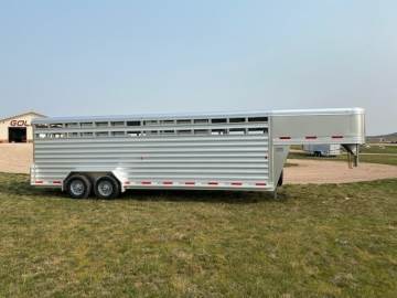 2020 EXISS 7FTX24FT STOCK TRAILER
