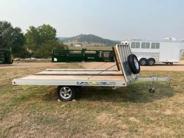 2021 ALUMA 8612D-S SNOWMOBILE TRAILER