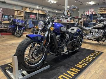 2023 INDIAN MOTORCYCLE SCOUT® ABS SPIRIT BLUE METALLIC/BLACK METALLIC