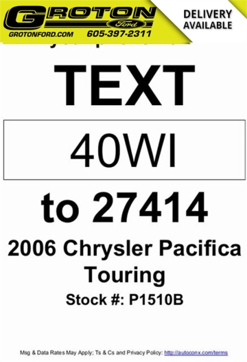 2006 CHRYSLER PACIFICA