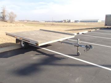 1994 H & S MFG 8 X 10 ALUMINUM TRAILER
