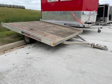 2013 ALUMA 8X10 FLATBED SLEDBED TRAILER