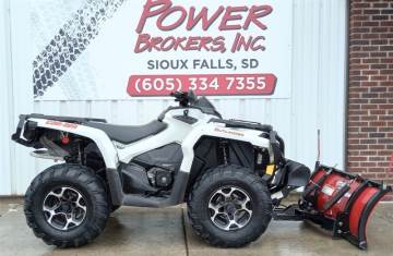 2015 CAN-AM OUTLANDER 1000 XT W/PLOW