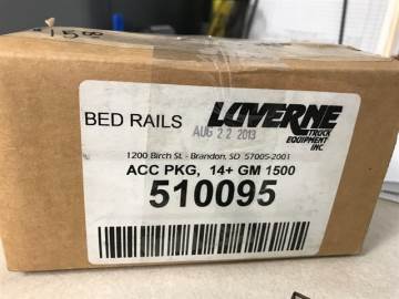 2000 LUVERNE BED RAILS