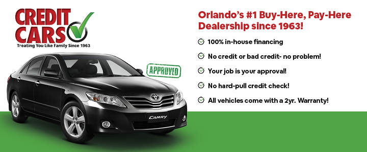 Orlando's #1 Buy Here Pay Here Dealership since 1963