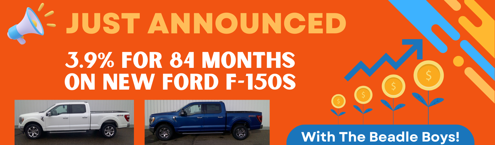 3.9% For 84 Months on New Ford F150