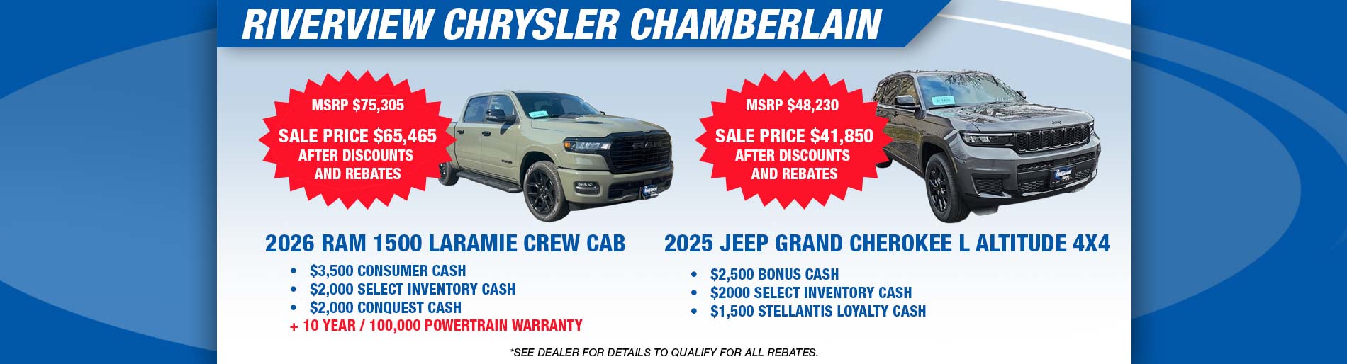 Jeep Ram January 2026