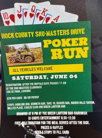 Rock county Sno-Masters Drive Poker Run