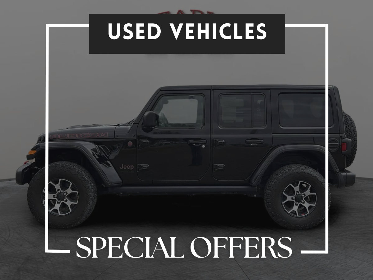 Used vehicle specials
