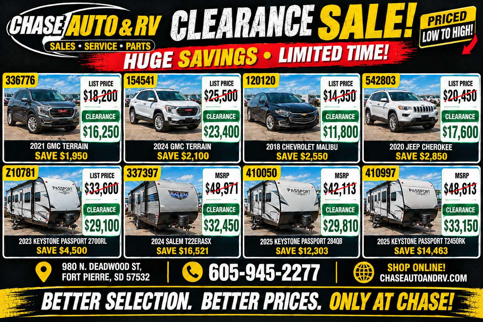 Clearance Items