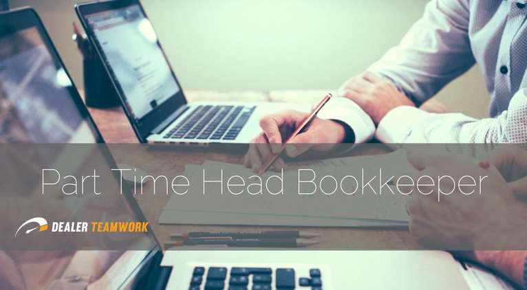 Part Time Bookkeeper - Dealer Teamwork - Career Post