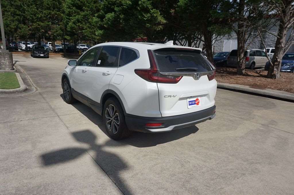 Used 2020 Honda CR-V EX in white, one of the best used CR-V years to buy