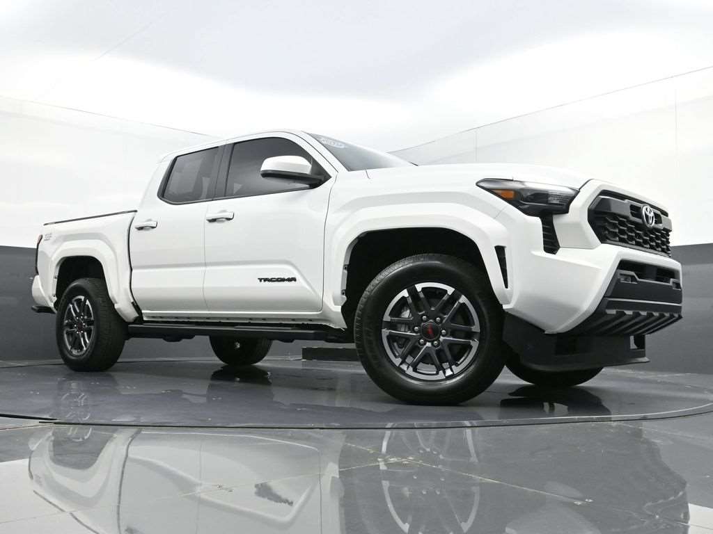Side view of a used fourth-generation 2024 Toyota Tacoma double cab