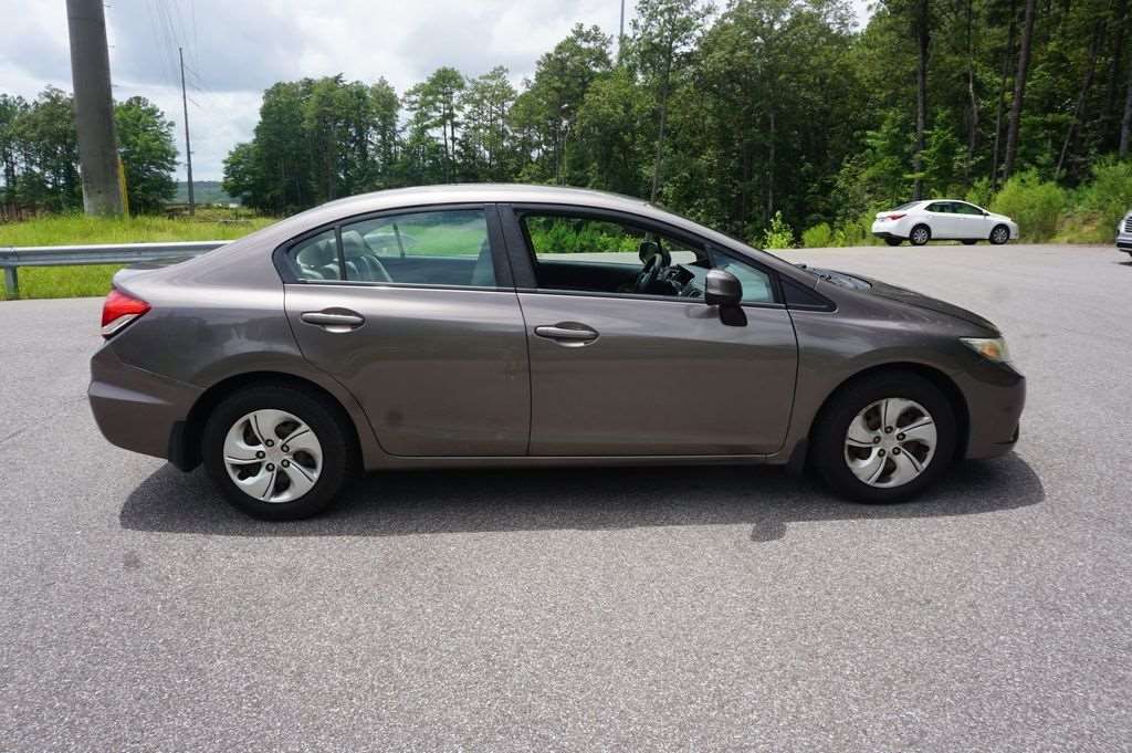 Used Honda Civic LX sedan exterior at Driver's Way, a cheap to run commuter car near Birmingham AL