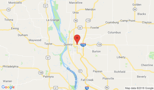 Map Of Quincy Illinois Hours & Directions | Quincy, Illinois 62301 | Kunes Country Honda