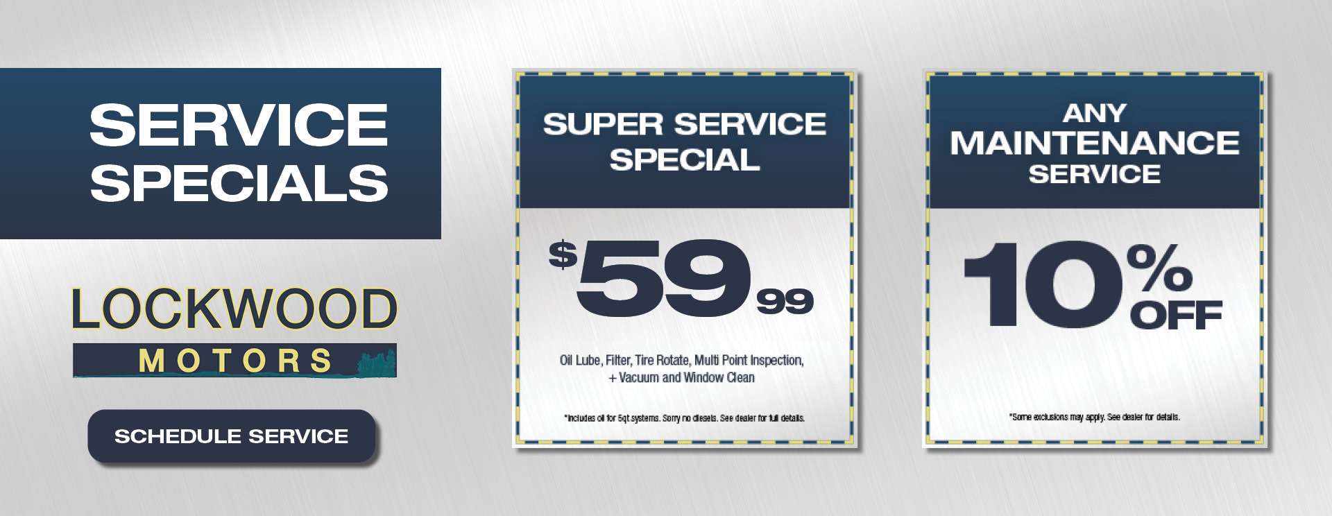 Auto Service Specials Marshall Mn Lockwood Motors