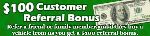 $100 Customer Referral bonus