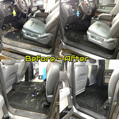 Detailing before and after