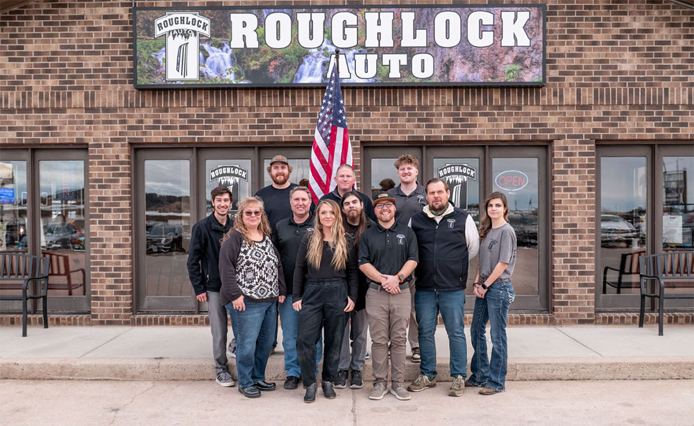 Roughlock Auto team photo in Spearfish, South Dakota