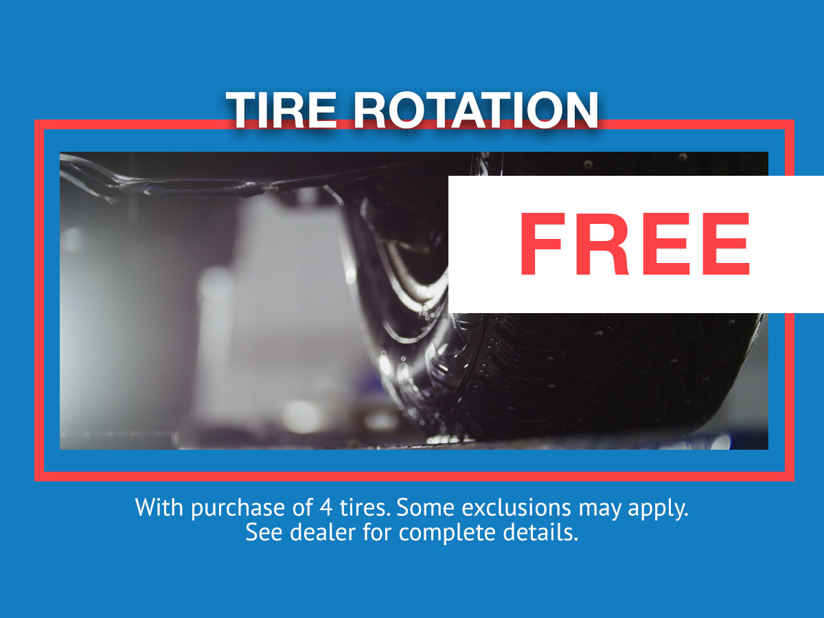 Free Tire Rotation with Purchase