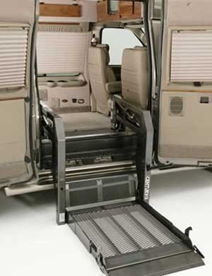 Braun Platform Wheelchair Lifts for accessible vans