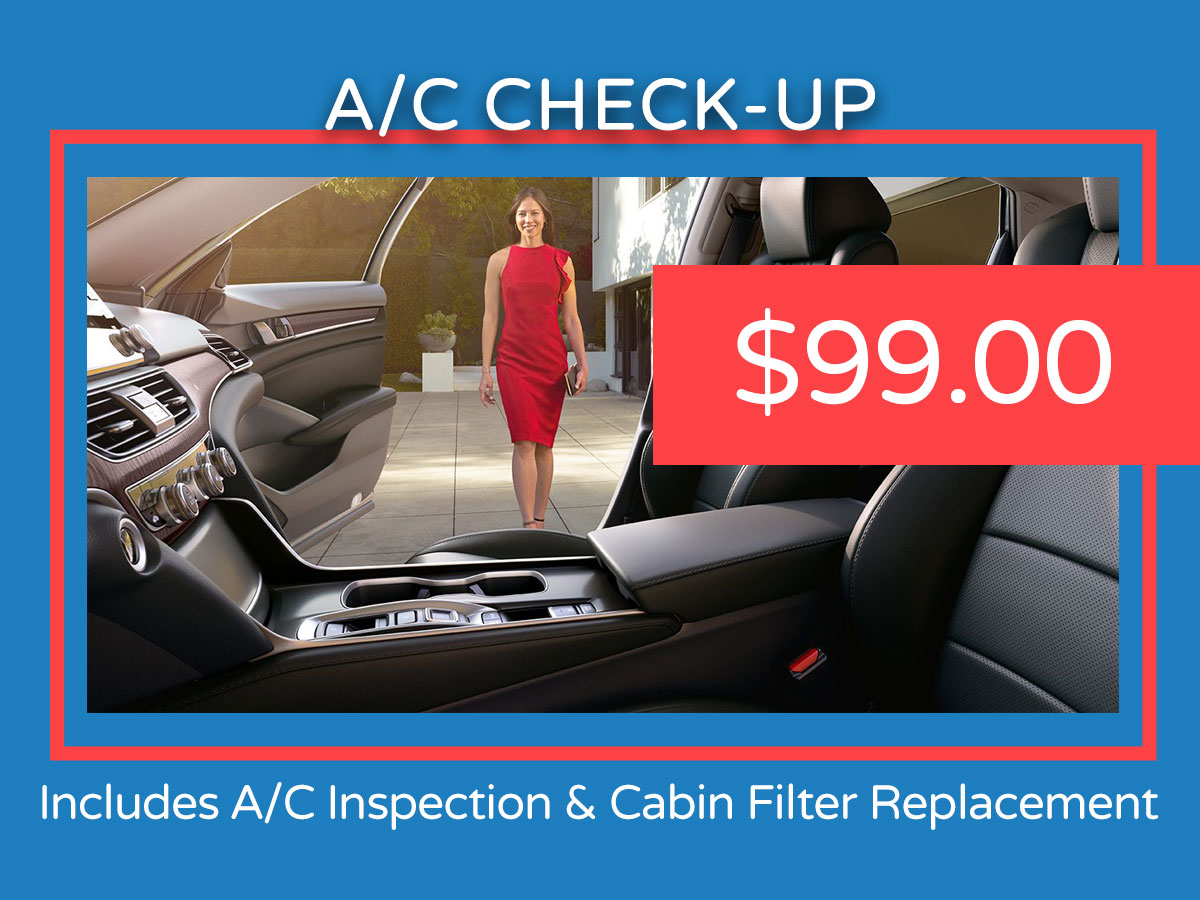 Honda Air Conditioning Service Coupon