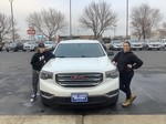 Proud Young Mom going home with this Beauty! 2018 GMC Acadia! Well Deserved!! 
