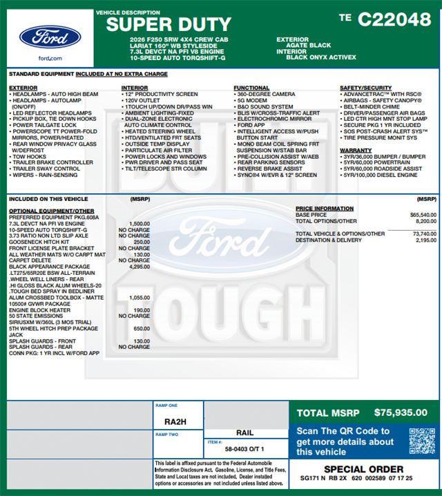 2026 FORD F-250