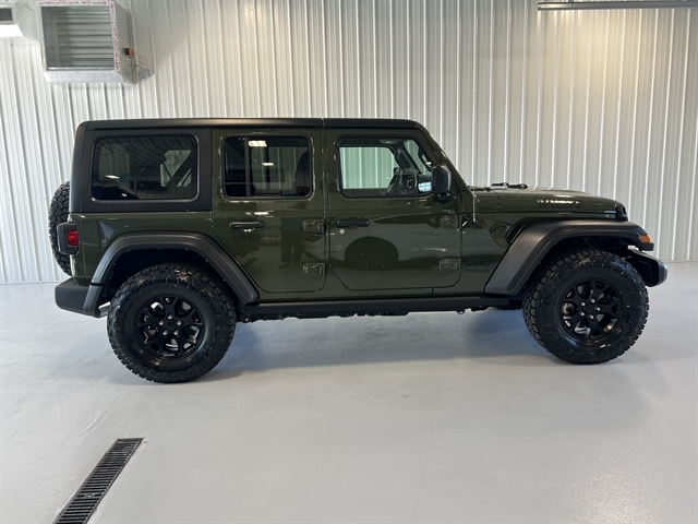 Used 2021 Jeep Wrangler Unlimited Willys Sport with VIN 1C4HJXDG8MW773883 for sale in Tea, SD