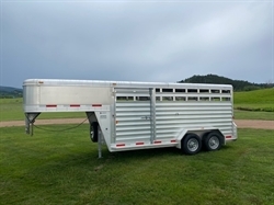 2017 Exiss 7X16 Stock Trailer