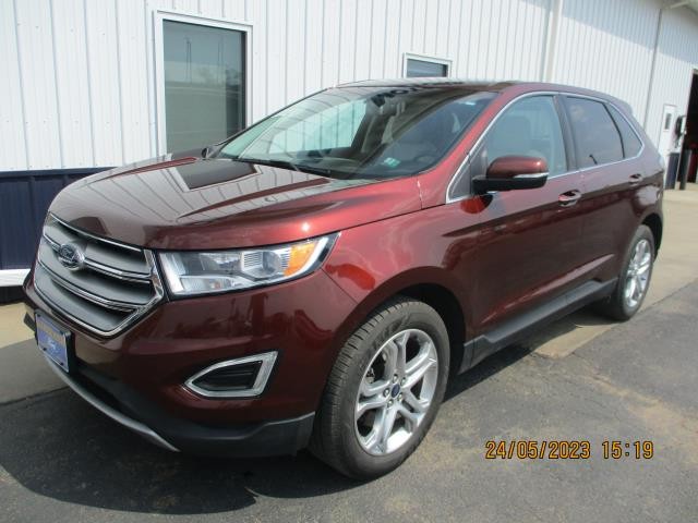 Used 2015 Ford Edge Titanium with VIN 2FMTK4K8XFBB21252 for sale in Salem, SD