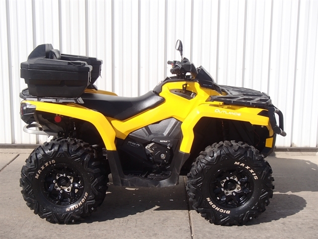 Stock# A00106 USED 2015 CAN-AM OUTLANDER 650 W/ WINCH AND PLOW 
