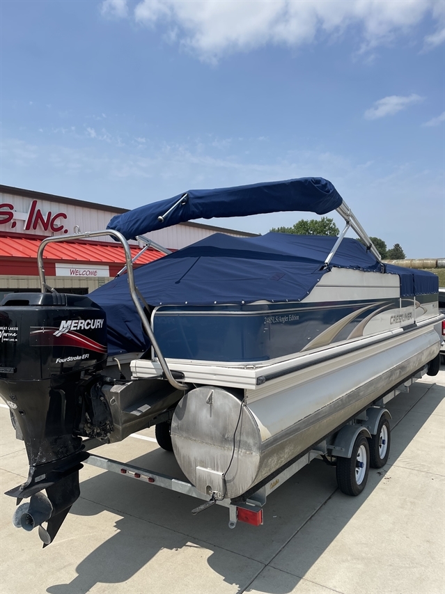 Stock# W5G405 USED 2005 CRESTLINER 24FT PONTOON LSI Angler Edition ...