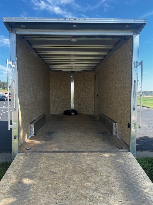 Stock TR2718 USED 2022 8X16 EZ HAULER ENCLOSED TRAILER Sioux