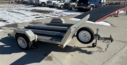 1995 Tri Star 6x8 Aluminum 2 Place Motorcycle Trailer