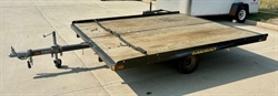 2006 KARAVAN 2 PLACE TILTBED SLED TRAILER