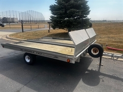 2000 UNIQUE 8 X 10 DOUBLE TILTBED SLED TRAILER