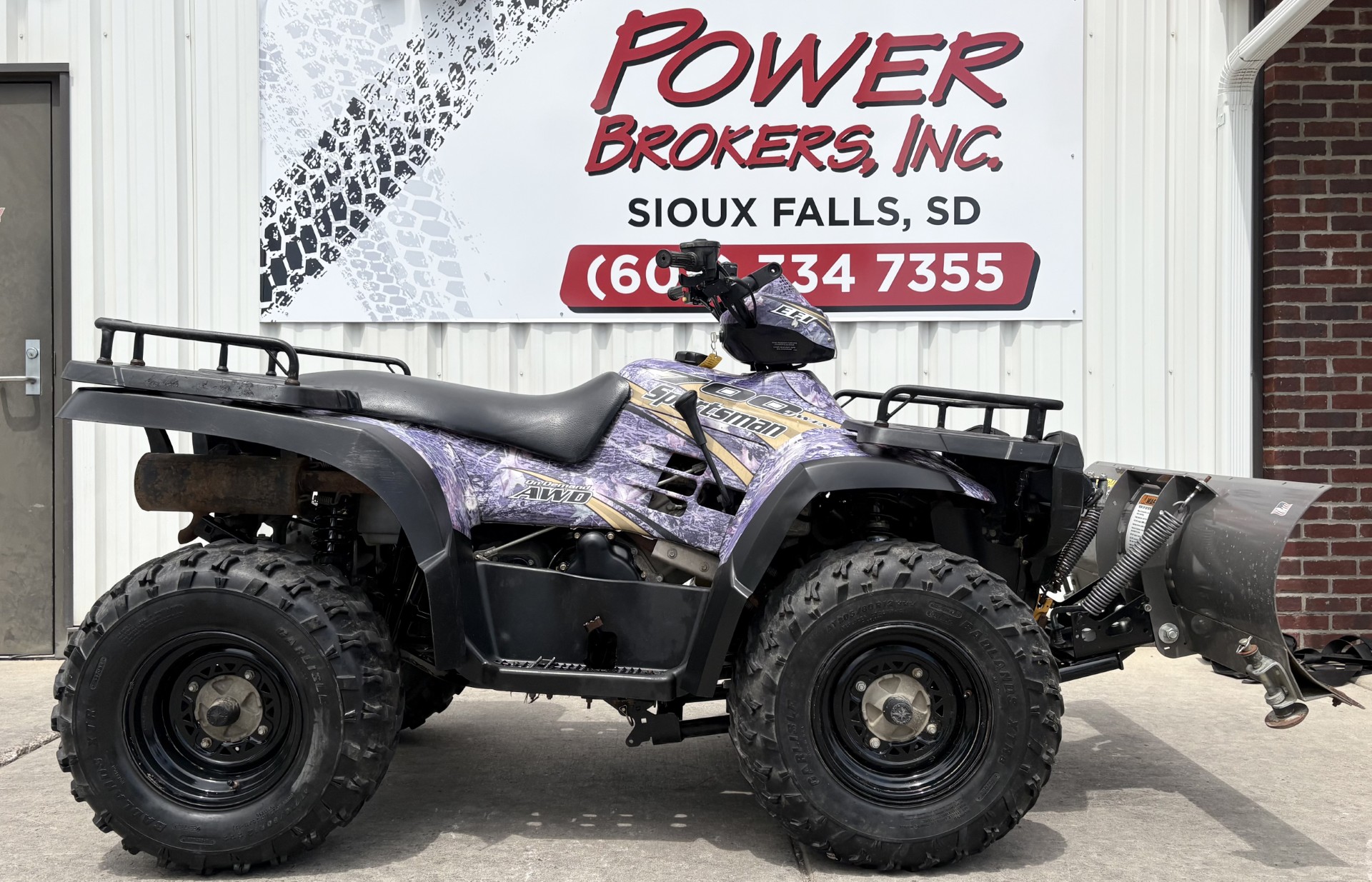 Stock# A40190 USED 2003 POLARIS SPORTSMAN 700 W/PLOW | Sioux Falls ...