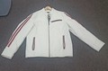 Lg Street Legal White Leather Jacket