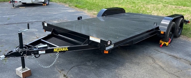 2025 NEXHAUL 82X18` STEEL DECK CAR HAULER  W/SPARE