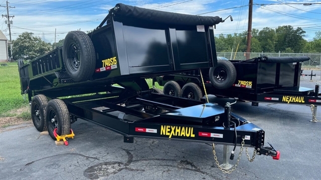 2025 NEXHAUL SCISSOR LIFT DUMP 7x14  15k