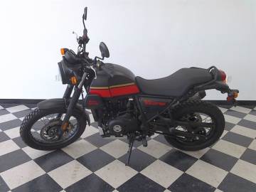 2023 ROYAL ENFIELD SCRAM 411 BLAZING BLACK