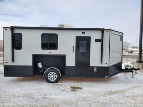 2019 JAKSHAX FISH HOUSE AND R.V. REEL DEAL - ICE FISHING - TOY HAULER