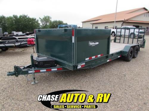2022 H & W TRAILER 22 FT COMBO DUMP/UTILITY