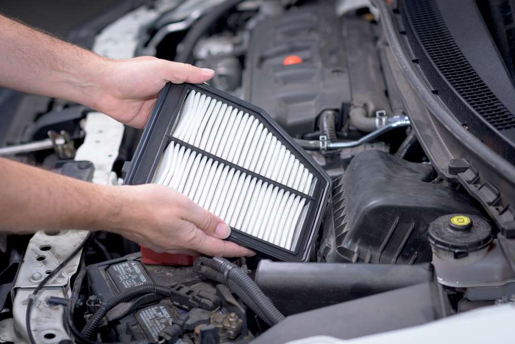 Changing engine air filter